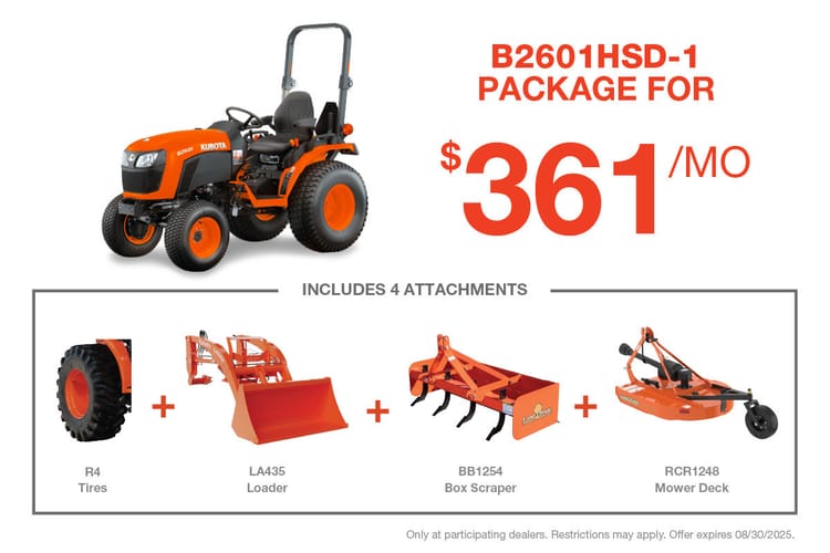 B2601HSD-1 Tractor Package